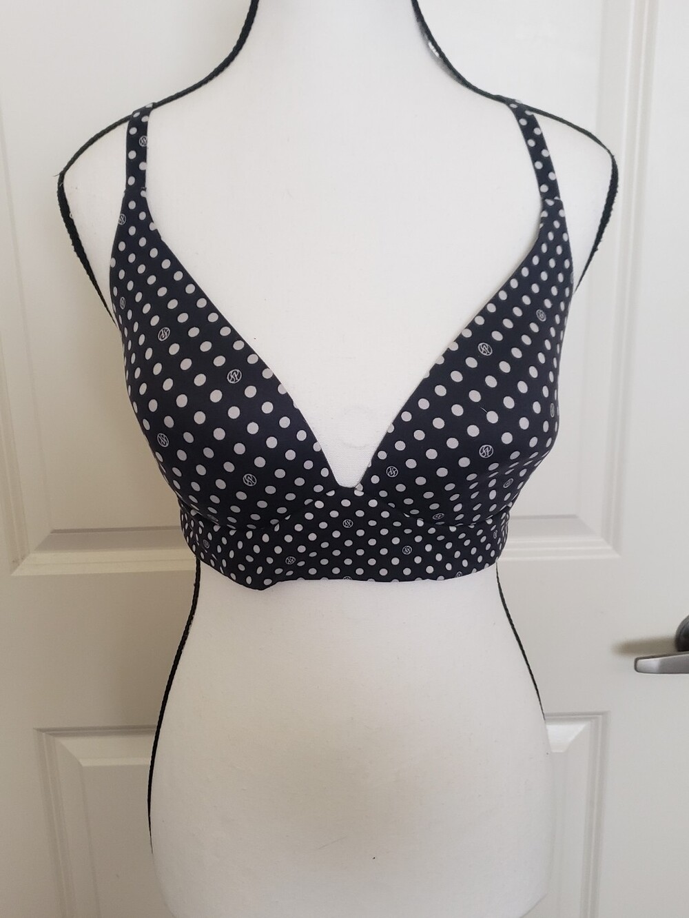 Victoria's Secret Lightly Lined Plunge Bra Polka Dot